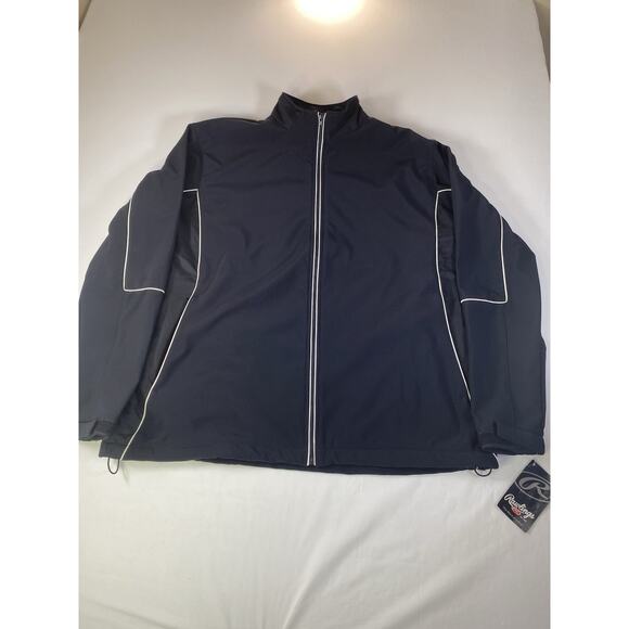Rawlings Thermal Jacket Men’s XL Black Full Zip MLB Baseball